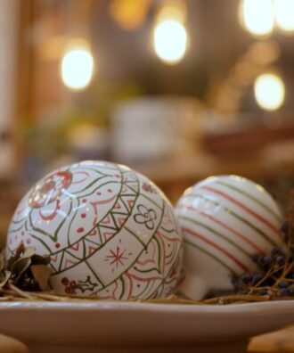 Decoración de bolas de navidad (25€)