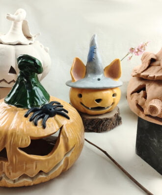 Taller de calabazas para adultos modela y decora tu calabaza de cerámica (50€) - Imagen 4